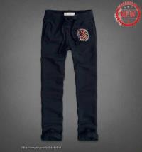 heren abercrombie and fitch elastisch sweatpants chief logo koningsblauw Low Cost Goedkope mbpsm333